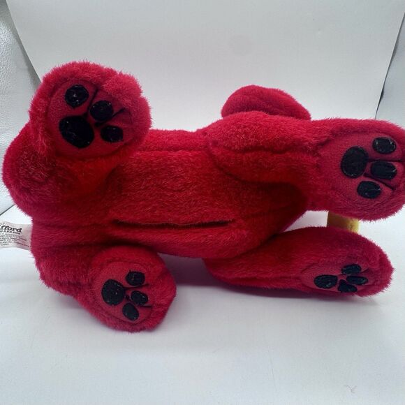 Vintage Clifford the Big Red Dog Barking Panting Plush Stuffed Animal WORKS - Picture 8 of 11